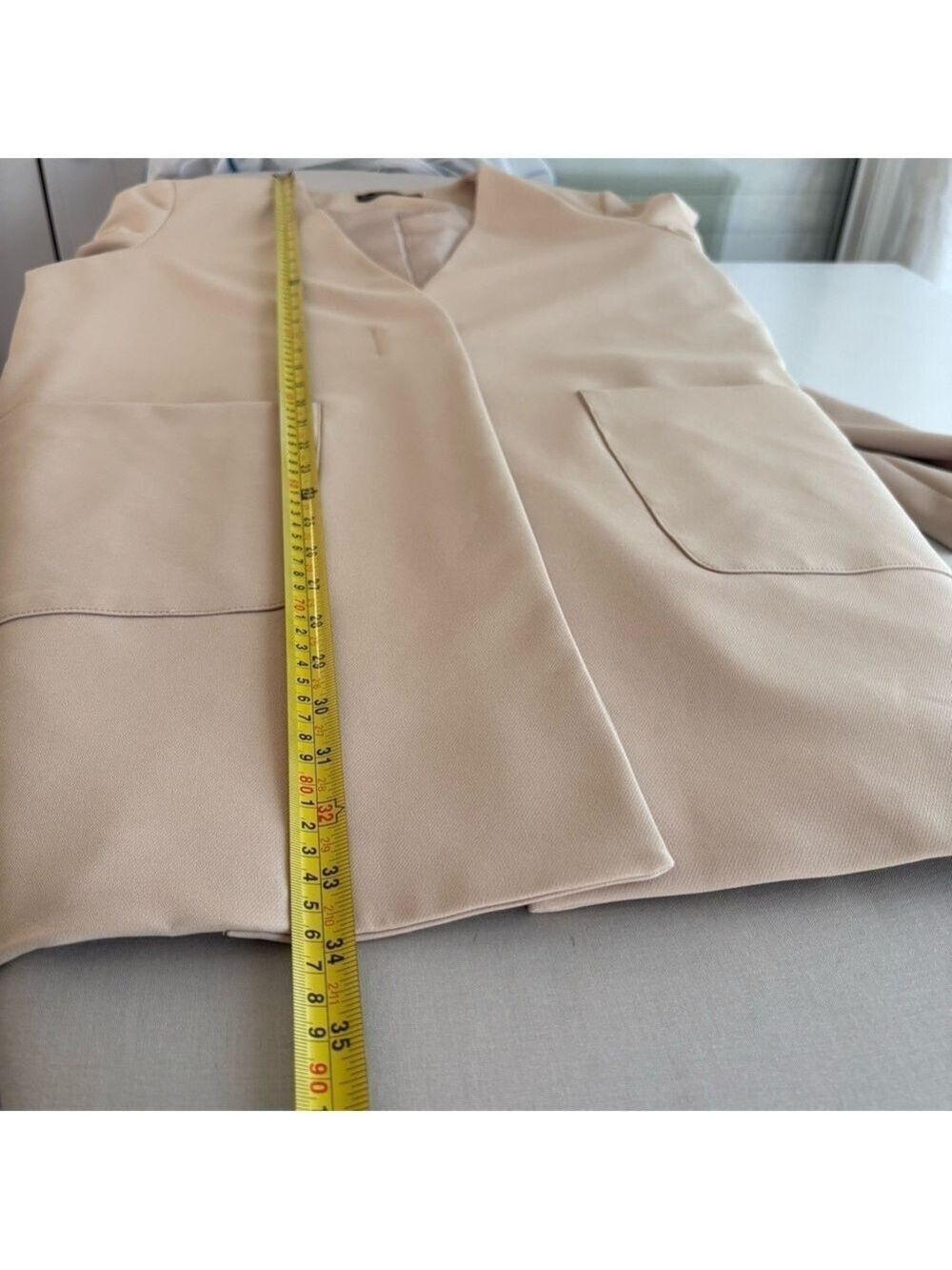 Estelle and Finn NY Women’s Size 10 Beige Blazer Quiet Luxury Scandi Minimalist - Picture 10 of 14
